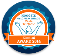 Klacht award 2014